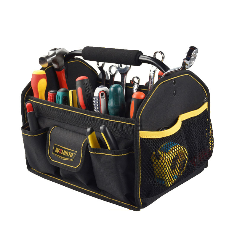 Foldable tool bag shoulder bag tool bag organizer storage bag Wide Mouth Single-Shoulder Tool Bag