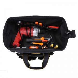 Electrician Tool Bag Multi-function Capacity Tote Bags Black (11”)