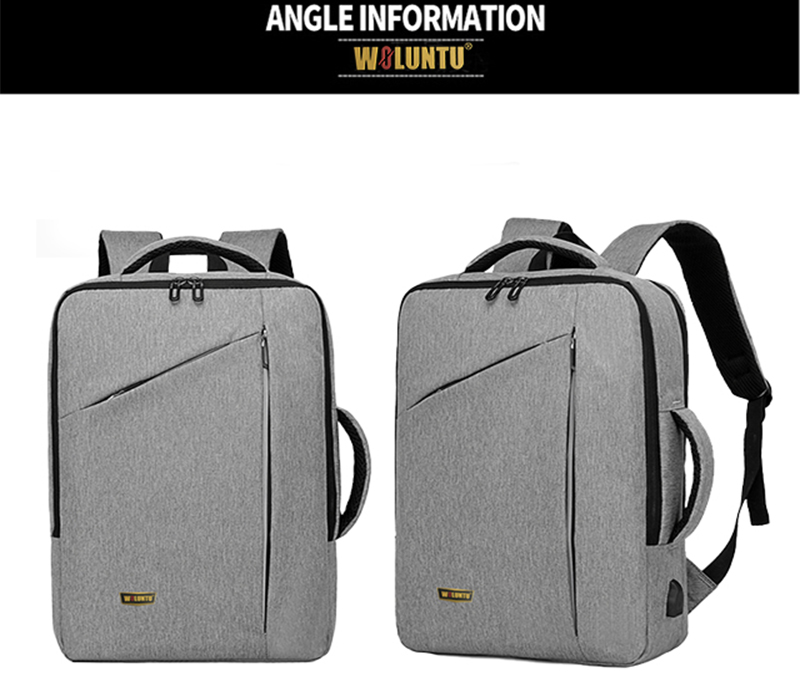 Travel-Computer- Bag-for-15.6-Inch- Laptops-Grey-SIDE