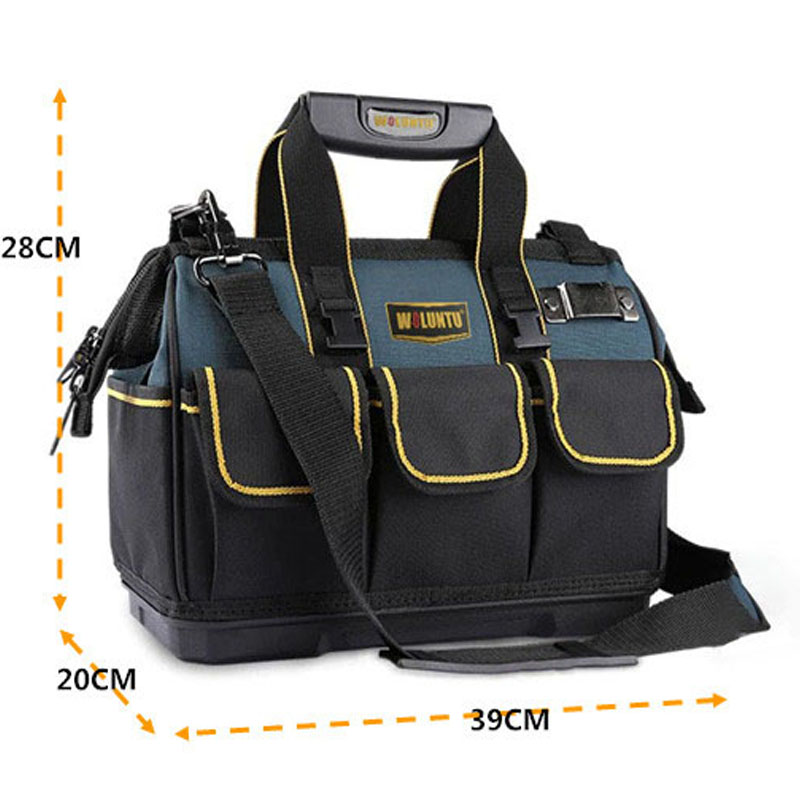 Upgraded-version-Large-Thicken-Tool-Bag-Shoulder-Electrician-bag-plastic-bottom-16inch