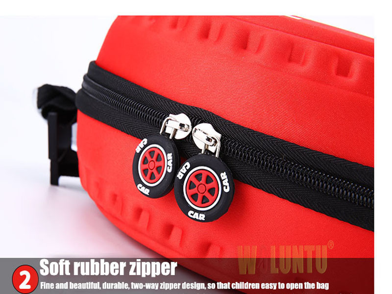 Tire-Shape-Backpack-Children-Zipper-Bag-Schoolbag