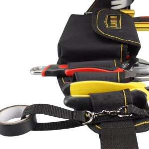 Adjustable Waist Belt electrician bag with Multiple Pockets
