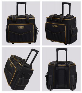 Rolling Tool Bags with Telescoping Handle and Oversize Wheels