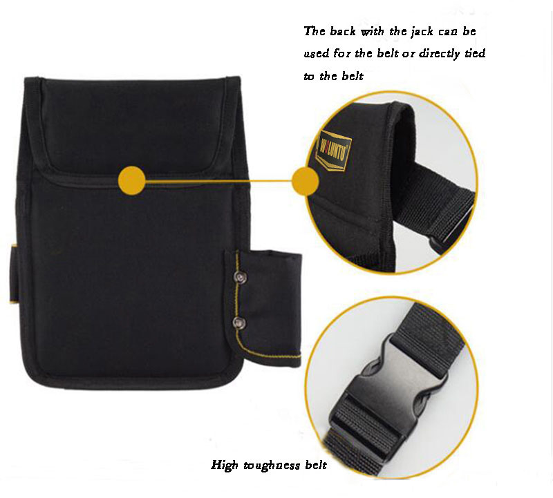 Electrician-Tool-Bag-Waist-Pocket-Pouch-Belt-Side