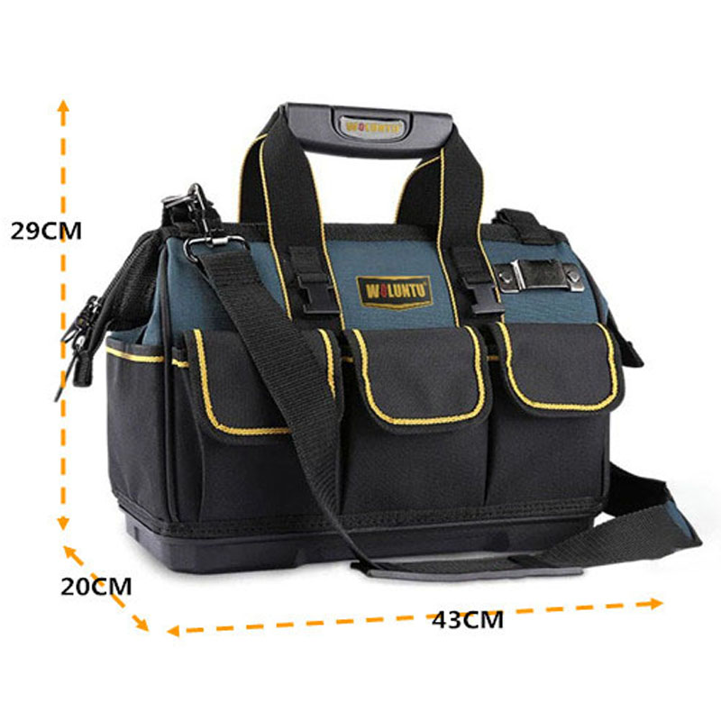 Multi-function-thickening-portable-tool-bag-large-capacity-shoulder-bag-with-plastic-bottom