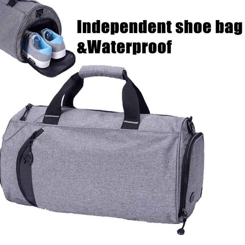 Nylon-Waterproof-grey-Sports-Gym-Weenkder-Bags-0