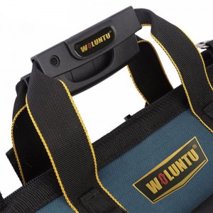 Heavy Duty Wide Mouth large capacity Tool Bag with thicken plastic bottom,16inches