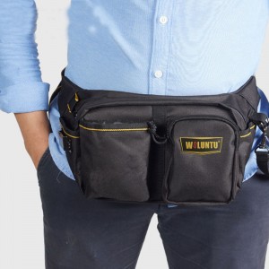 Multi-function canvas thickening electrician waist bag tool belt