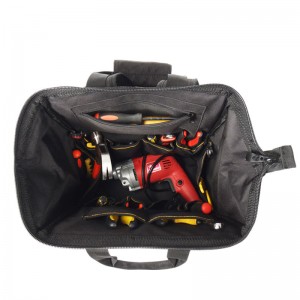 The New kind of Tool Backpack Tradesman Organizer Bag wide open mouth Waterproof Tool Bags Multifunction knapsack