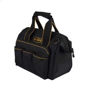Electrician Tool Bag Multi-function Capacity Tote Bags Black (11”)