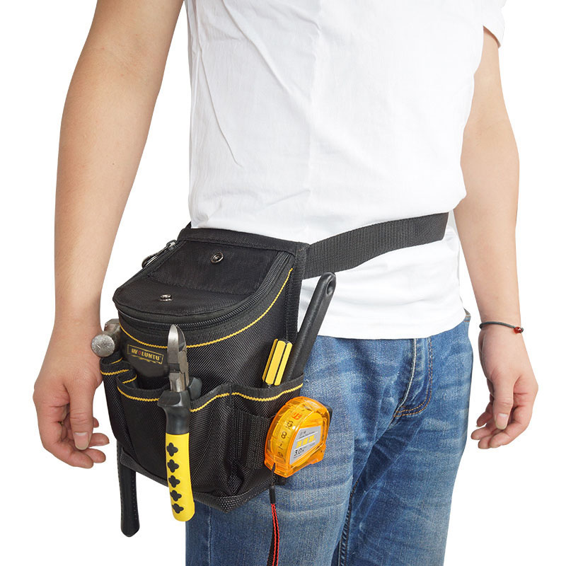 Waist-Work-pouch-for-Electricians-Technician-Black