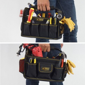 Electrician Open Mouth Top Tool Tote Bag