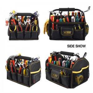 Foldable tool bag shoulder bag tool bag organizer storage bag Wide Mouth Single-Shoulder Tool Bag