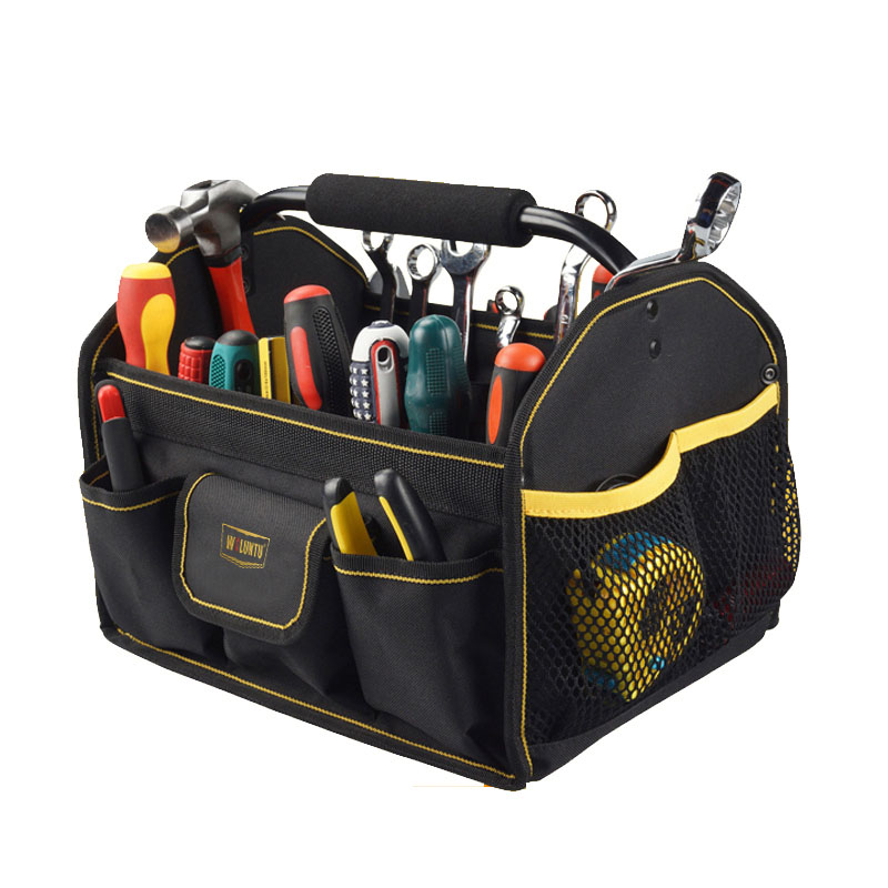 Electrician Open Mouth Top Tool Tote Bag