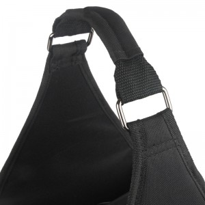 Adjustable New black Popular Open-top-design Carrying handle Pocket SOFT Square Tool bag Tool Carrier for wholesale