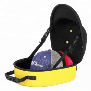 Carrier logo custom design baseball cap carrier with yellow for 4pack