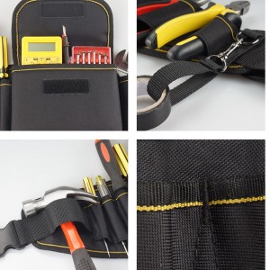 Adjustable Waist Belt electrician bag with Multiple Pockets