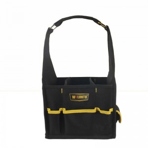 Adjustable New black Popular Open-top-design Carrying handle Pocket SOFT Square Tool bag Tool Carrier for wholesale