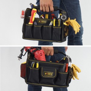 Foldable tool bag shoulder bag tool bag organizer storage bag Wide Mouth Single-Shoulder Tool Bag