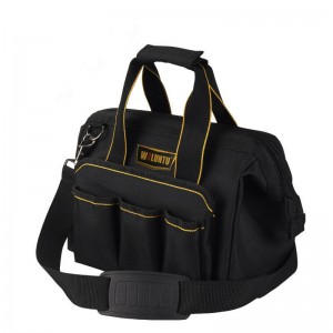 Electrician Tool Bag Multi-function Capacity Tote Bags Black (11”)